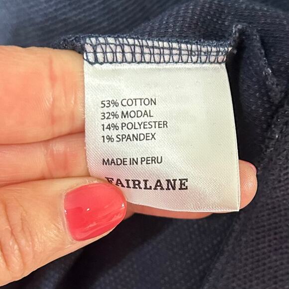 NWT Fairlane Blue Zipper Shirt Size S Stitch Fix - Picture 7 of 10